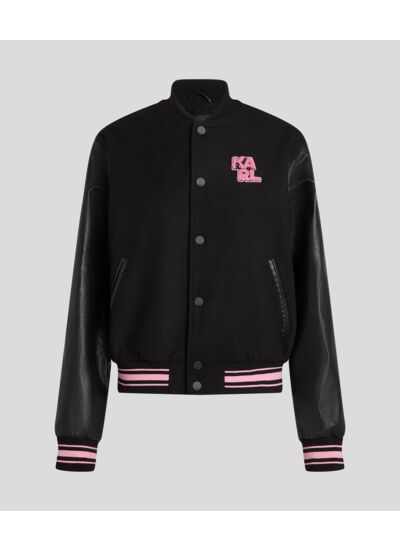 VARSITY BOMBER FEMME