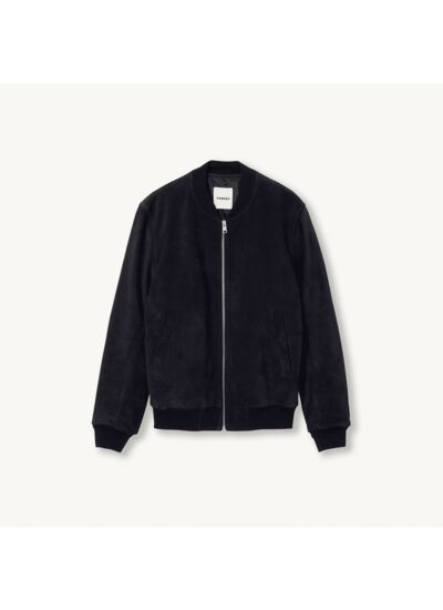 Blouson en cuir d'une tannerie certifiée