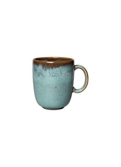Lave glacé - Mug à anse, bleu, en grès