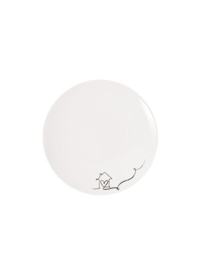 Statement Lines - Assiette pour le petit-déjeuner, ⌀21 cm