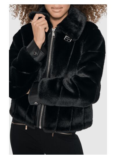 FAUX MINK WITH TAPPING