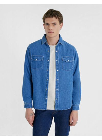 Chemise Marceau en denim bleu