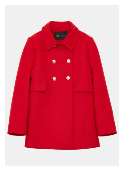 Manteau Marc-Rouge en Laine