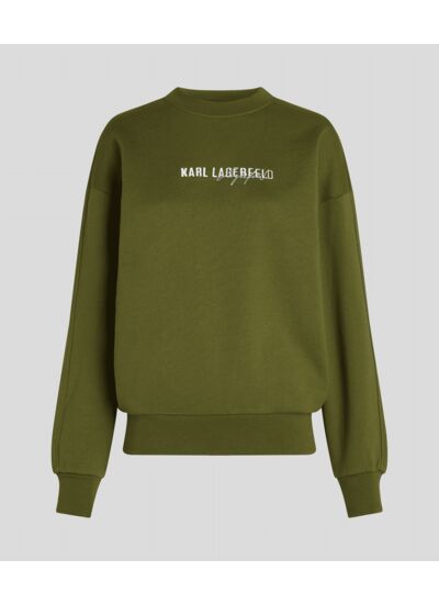 ESSENTIAL ELONGATED LOGO SWEATSHIRT