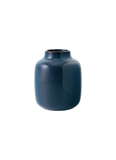 Lave Home - Petit vase bleu, en grès