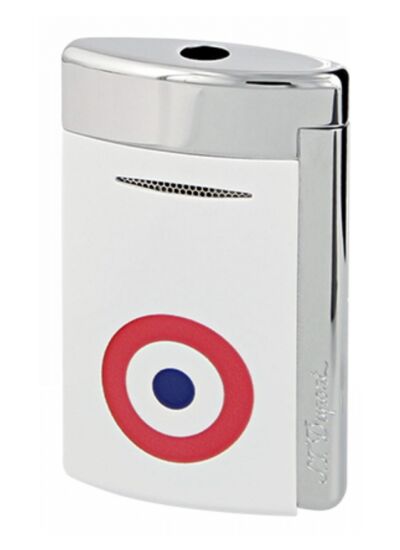 Briquet Minijet finition blanc cocarde