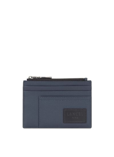 Neo Nomade - Pte-Cartes Zip L - Bleu Minuit