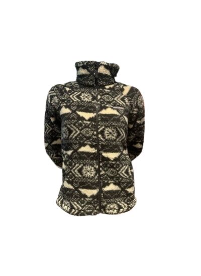 Big Timber Peak FS Printed Sherpa FZ Femme Noir