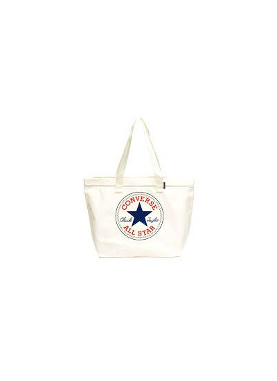 Canvas Tote Egret/Blue