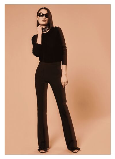 Pantalon Pearl-Noir en Polyester