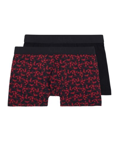 Pack 2 boxers homme imprimé/uni AUBADE MEN