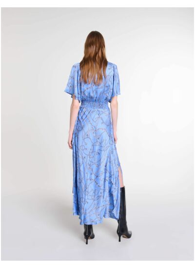 Robe longue imprimée maje