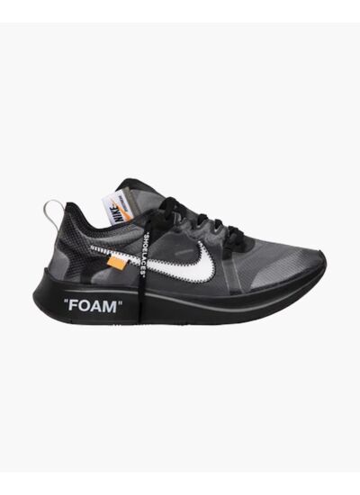 Zoom Fly Off-White Black Silver