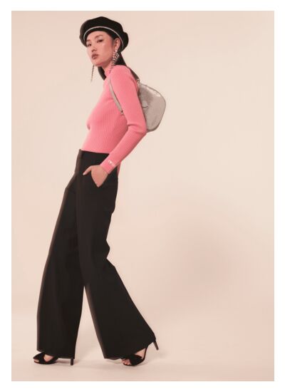 Pantalon Primavera-Noir en Polyester