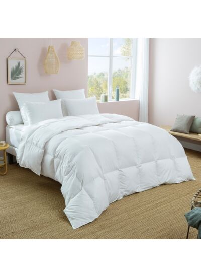 Couette Tempérée 70% duvet d'oie neuf