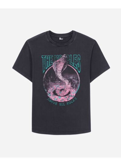 T-Shirt Manches Courtes Avec Print Snake Femme