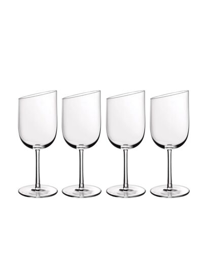 NewMoon - Ensemble de verres à vin blanc, en cristallin