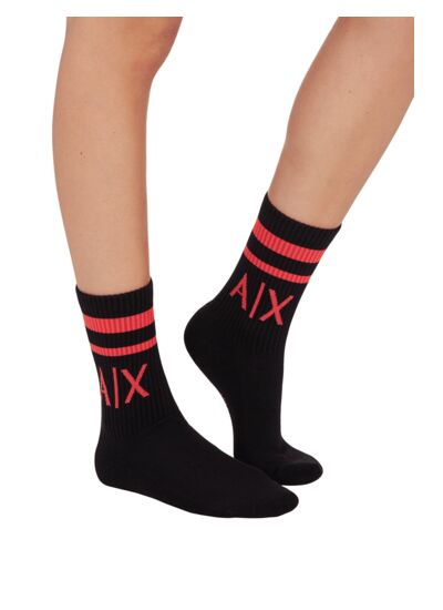 Chaussettes Courtes Femme 2 - Noir/Infrarouge