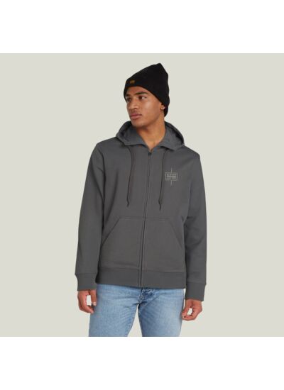 VESTE À CAPUCHE LOGO ZIP THRU