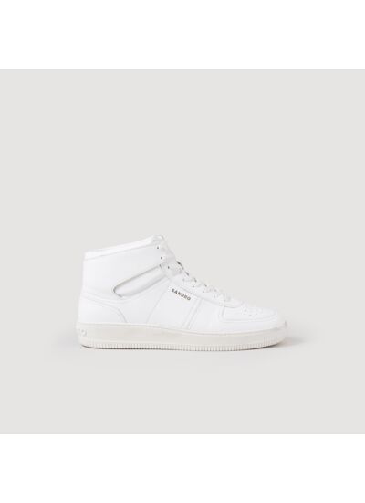 Sneakers montantes en cuir