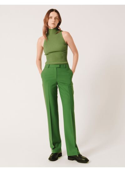 Pantalon Peete Vert en Polyester