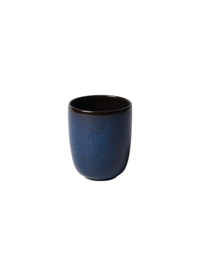 Lave bleu - Mug sans anse, bleu, en grès
