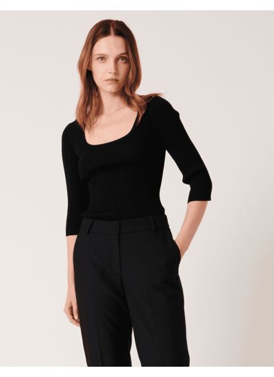 Pull Nelan Noir en Viscose