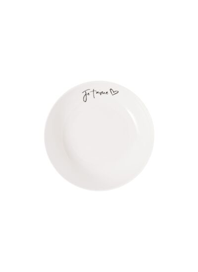 Statement - Assiette creuse « je t'aime », ⌀18 cm