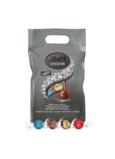 Sachet De Chocolats Assortis Lindor Argenté 1Kg