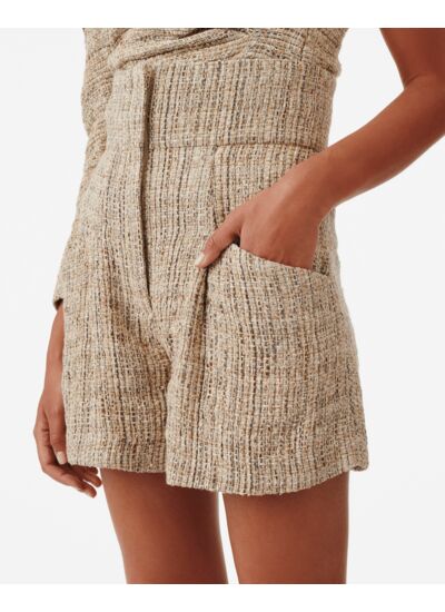 Short En Tweed Taille Haute Lormi