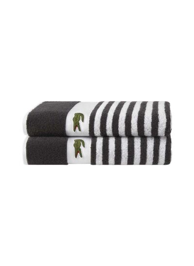 Lacoste - Serviette de bain en coton 450 g/m², Friendly