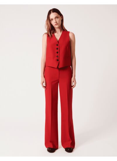 Pantalon Primavero Rouge en Polyester