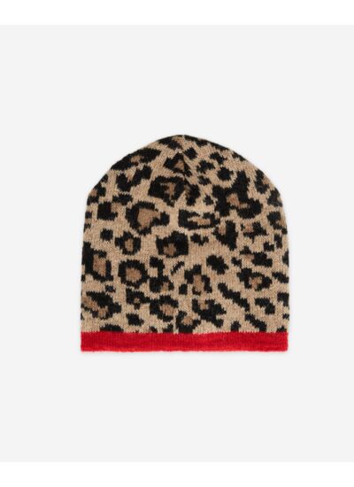 Bonnet Jacquard Leopard