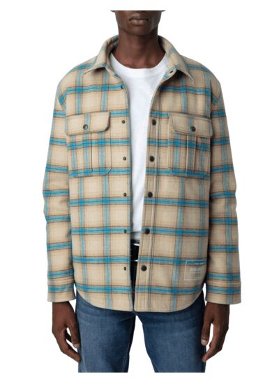 BALI WOOL CHECK PADDED FLOC