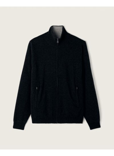 Blouson réversible - Homme - NOIR/FLANELLE