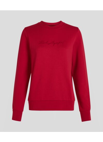 SIGNATURE FLOCK SWEAT-SHIRT FEMME