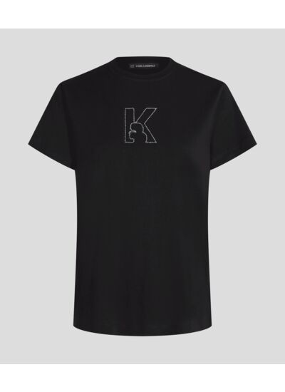 K/LOGO RHNSTN T-SHIRT FEMME