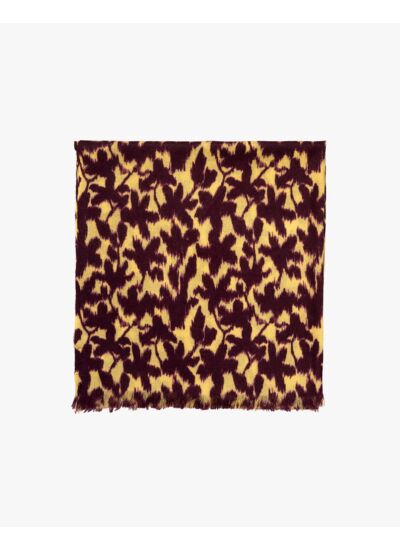 Étole imprimé ikat fleurs 180 cm x 85 cm - Accessoire - BRASSICA