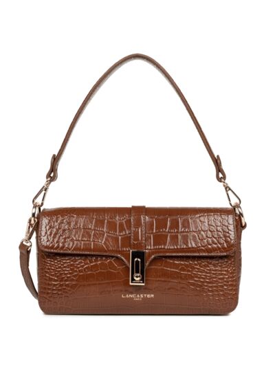 Sac Baguette A rabat avec fermoir Exotic Croco CN