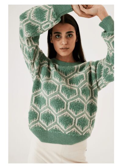 Women Sweater Green