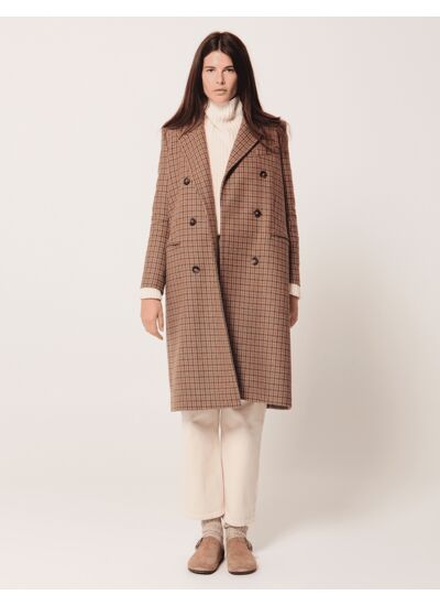 Manteau Marc Camel en Laine