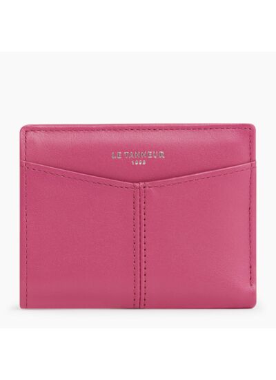 Porte cartes Charlotte en cuir lisse