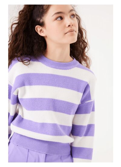 Girls Sweater Purple