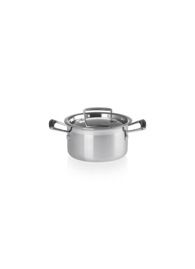 Faitout 16cm inox avec couvercle