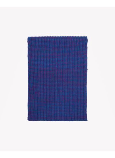 Écharpe mouliné tricolore 170 cm x 30 cm - Accessoire - MOULINE COBALT