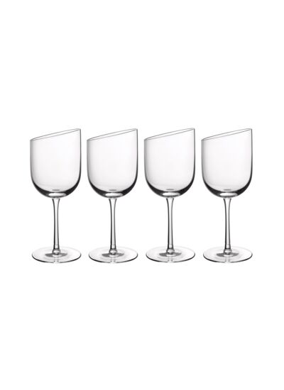 NewMoon - Coffret de verres à vin transparents, en verre cristallin