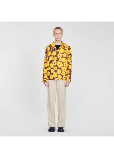 Blouson imprimé fleuri