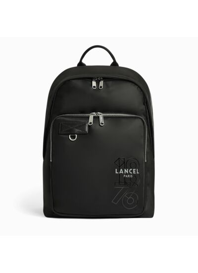 Leo De Lancel - Sac A Dos 1 Zip - Noir