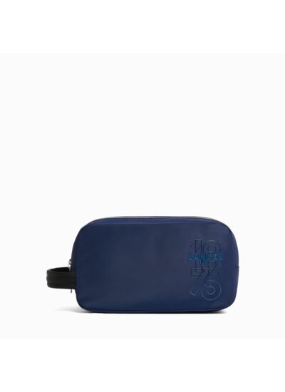 Leo De Lancel - Trous Toilet 2 Zip - Bleu Petrole