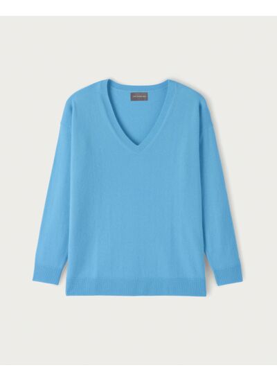 Pull V ample - Femme - AQUA